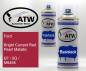 Preview: Ford, Bright Currant Red Pearl Metallic, EF / 5Q / M6455: 400ml Sprühdose + 400ml Klarlack - Set, von ATW Autoteile West.